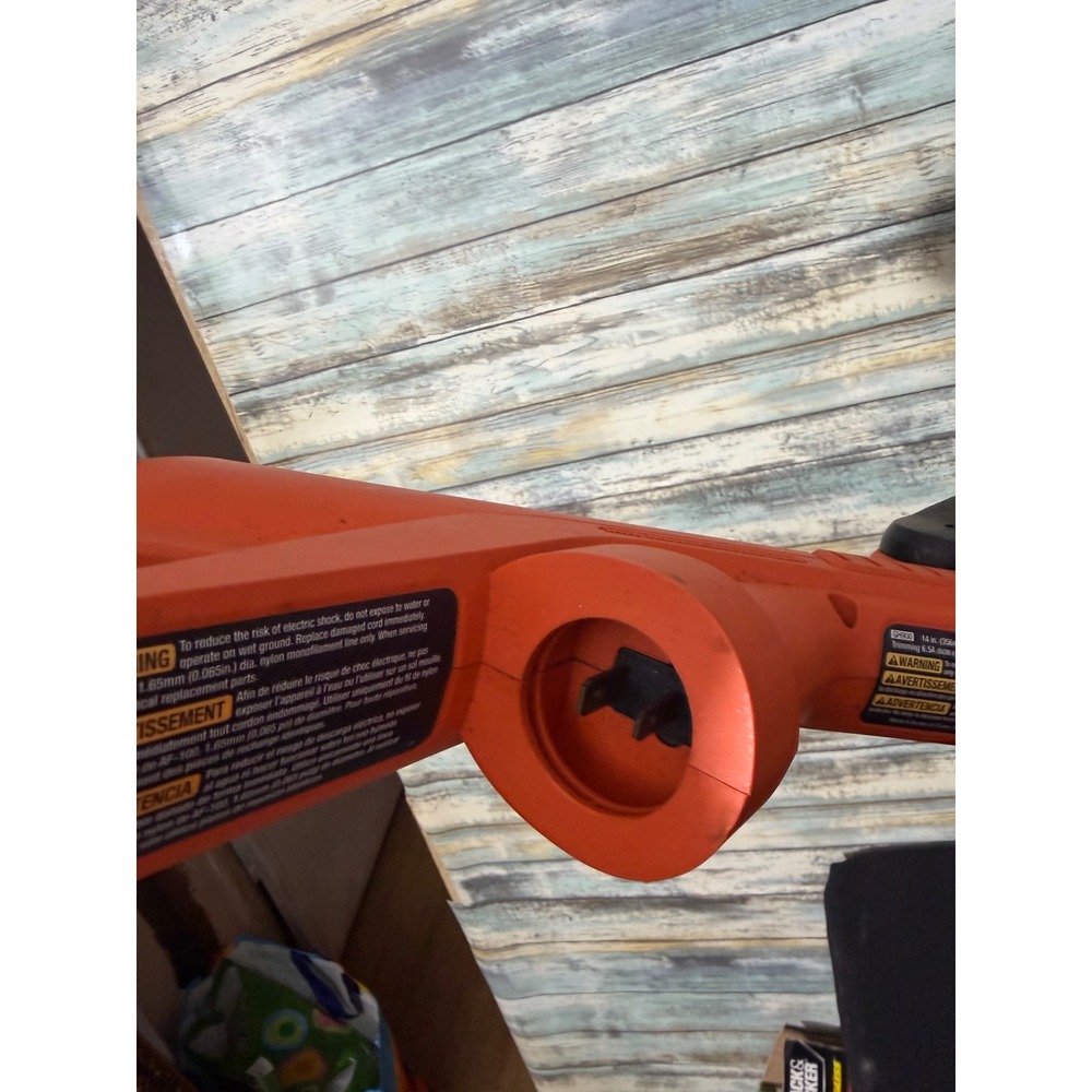 Black & Decker GH900 String Trimmer 14" Orange Good 6.5A Corded Electric Edger - Picture 6 of 7